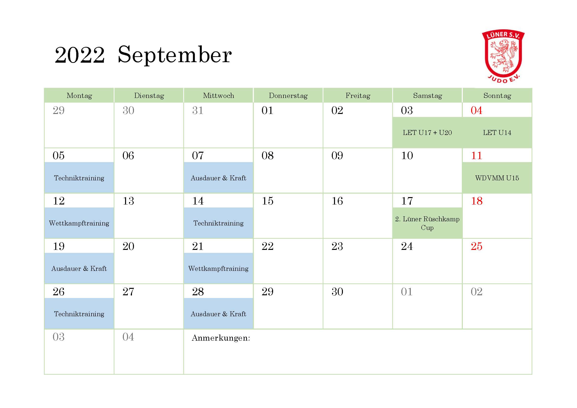 Jahresplan 2022 Seite 09